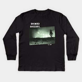 Doomed Society 10 Years // Vail Motif Kids Long Sleeve T-Shirt